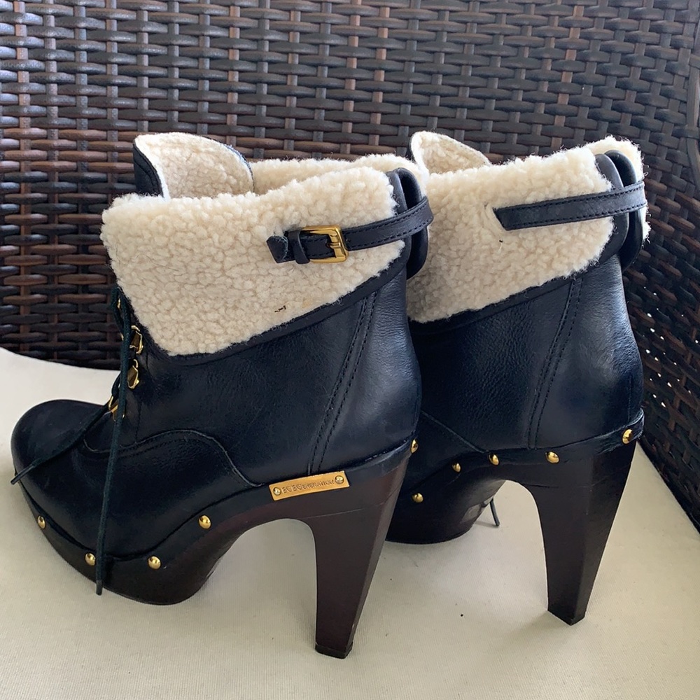 BCBG Melo Brown Platform Boots